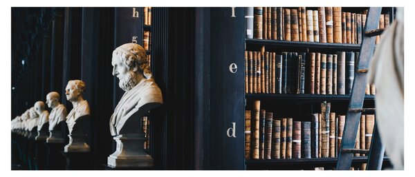 Tablou - La bibliotecă (120x50 cm)