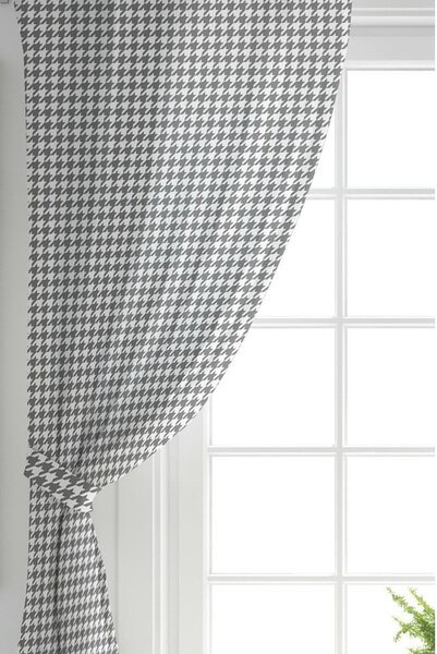 Draperii albe/gri 2 buc. 140x260 cm – Mila Home