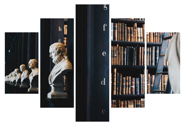 Tablou - La bibliotecă (150x105 cm)