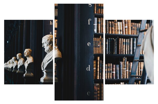Tablou - La bibliotecă (90x60 cm)