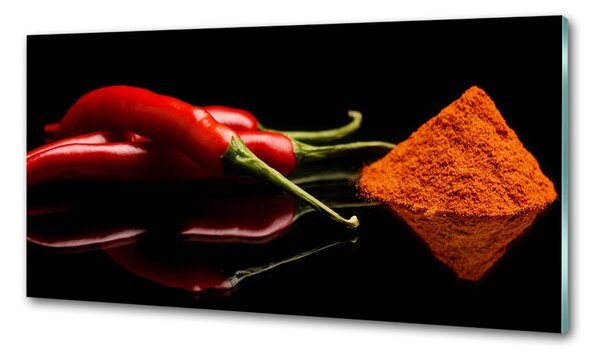 Sticlă bucătărie Chilli și ardei iute