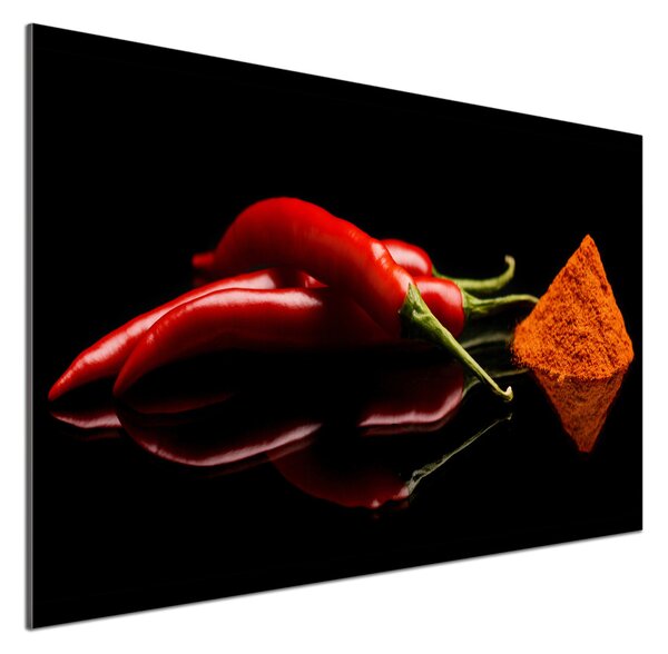 Sticlă bucătărie Chilli și ardei iute