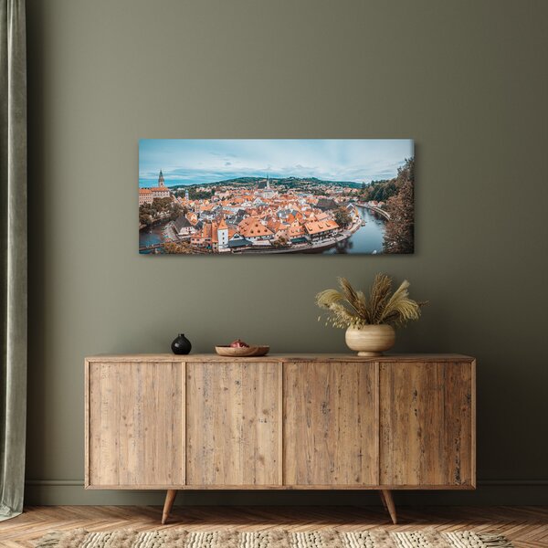 Tablou - Krumlov din Cehia (120x50 cm)