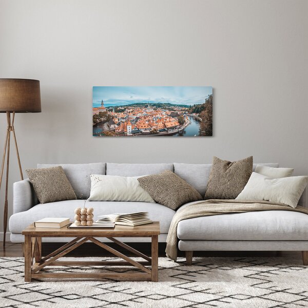 Tablou - Krumlov din Cehia (120x50 cm)