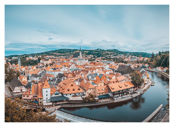 Tablou - Krumlov din Cehia (70x50 cm)