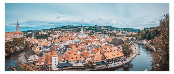 Tablou - Krumlov din Cehia (120x50 cm)