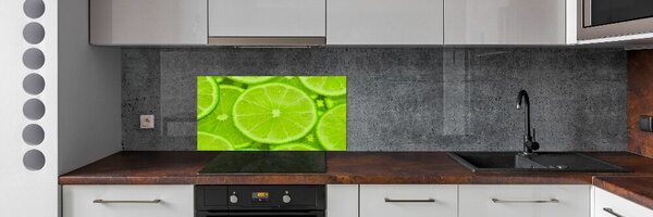 Panou sticla securizata bucatarie lămâi verzi