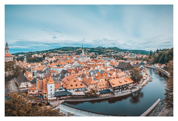 Tablou - Krumlov din Cehia (90x60 cm)