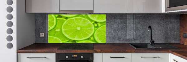 Panou sticla securizata bucatarie lămâi verzi