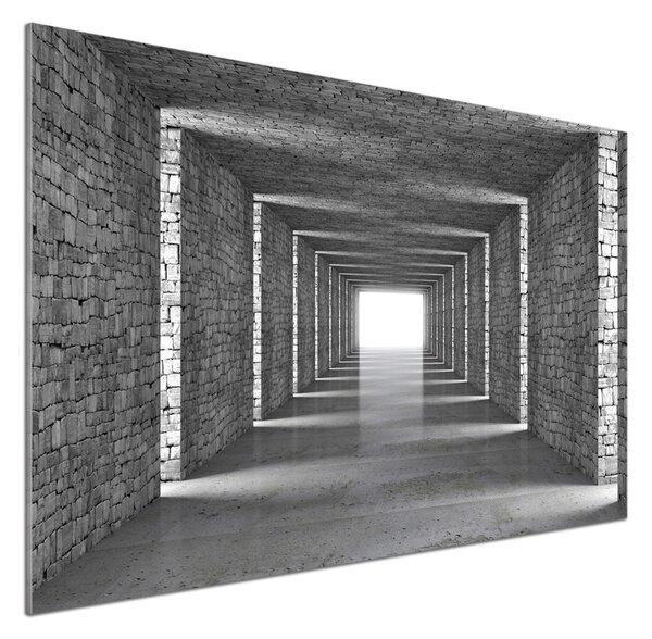 Sticlă pentru bucătărie tunel Cărămidă