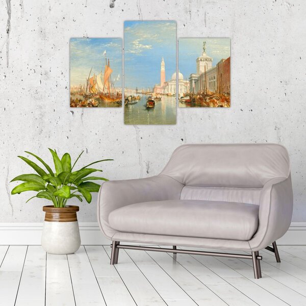 Tablou - Joseph Mallord William Turner, Venice the Dogana and San Giorgio Maggiore, reproducere (90x60 cm)