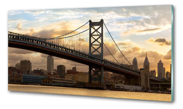 Panou de bucătărie Podul Philadelphia