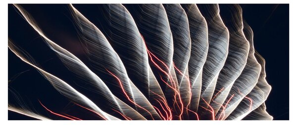 Tablou - Descărcare de lumini (120x50 cm)