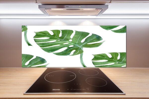 Sticlă printata bucătărie Monstera