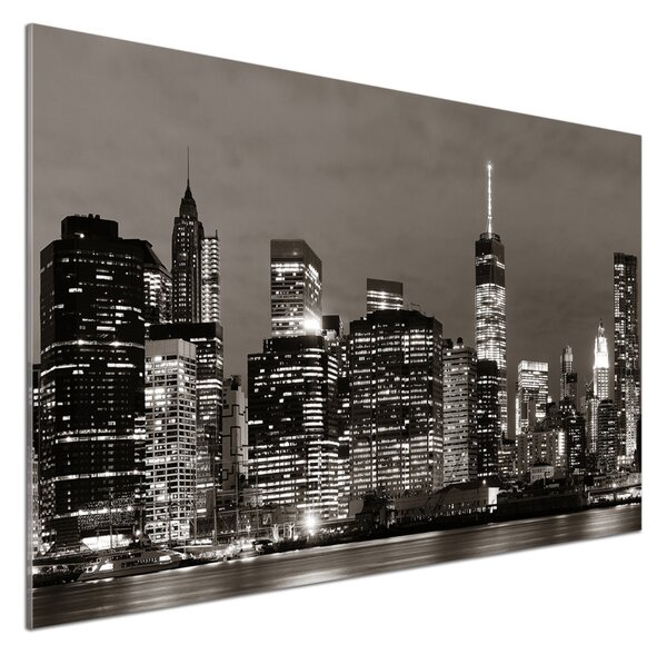 Sticlă printata bucătărie Manhattan New York City