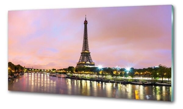 Panou sticlă bucătărie Turnul Eiffel din Paris