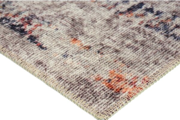 Covor alb/bej lavabil 150x80 cm - Vitaus