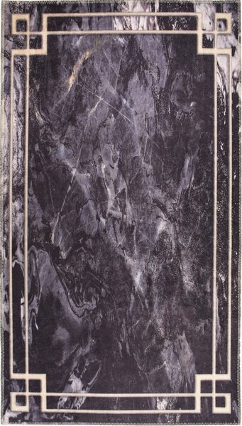 Covor gri închis lavabil 180x120 cm - Vitaus