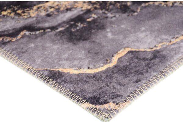 Covor gri lavabil 80x50 cm - Vitaus