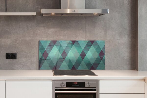 Panouri de sticlă Modelul geometric al diamantelor