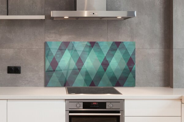 Panouri de sticlă Modelul geometric al diamantelor