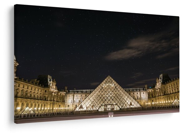 Tablou - Louvre nocturn (90x60 cm)