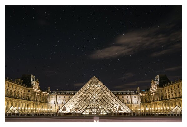 Tablou - Louvre nocturn (90x60 cm)