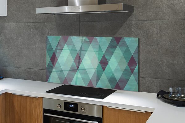 Panouri de sticlă Modelul geometric al diamantelor