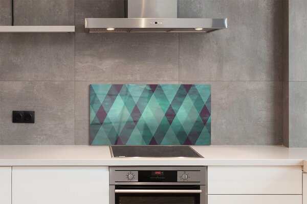 Panouri de sticlă Modelul geometric al diamantelor