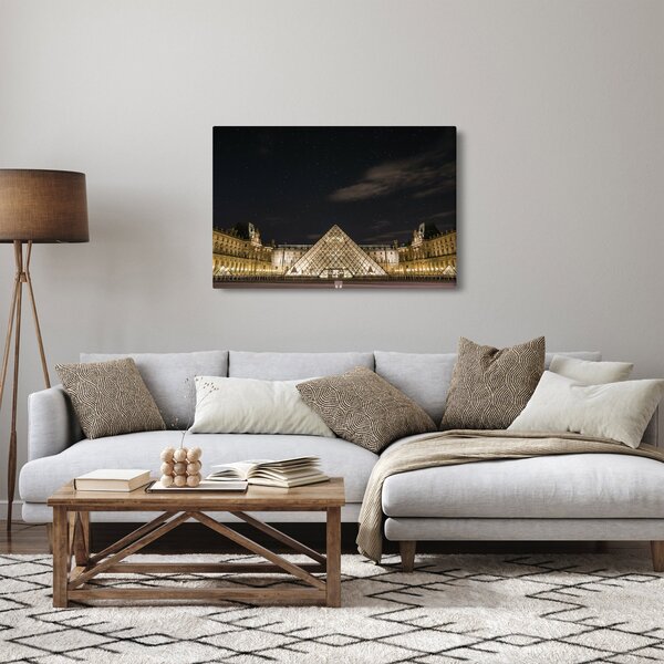 Tablou - Louvre nocturn (90x60 cm)
