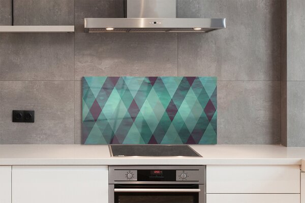 Panouri de sticlă Modelul geometric al diamantelor