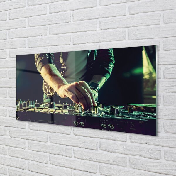 Panouri de sticlă Console DJ Casti