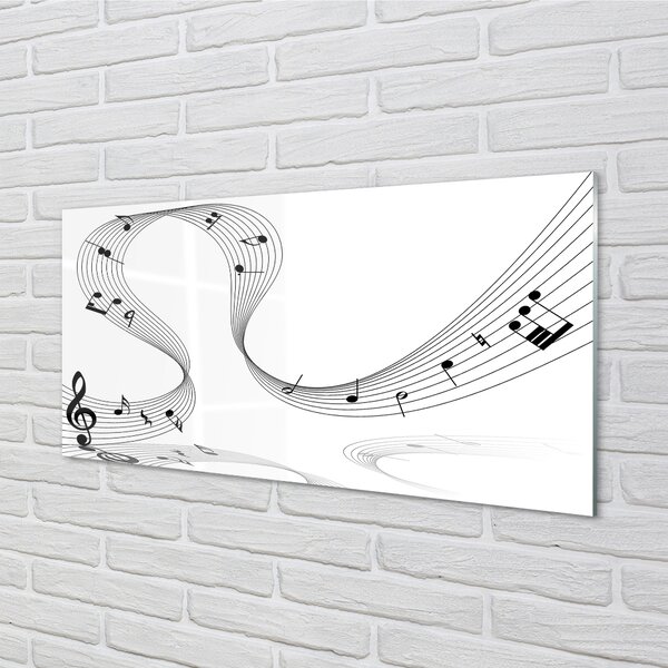 Panouri de sticlă clef treble