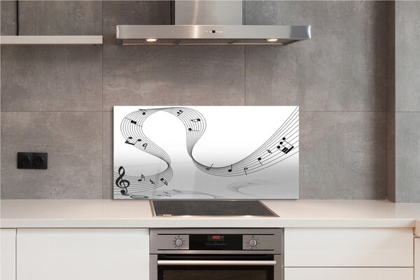 Panouri de sticlă clef treble