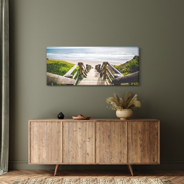 Tablou - Intare pe plaja (120x50 cm)