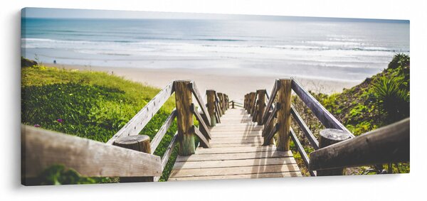 Tablou - Intare pe plaja (120x50 cm)