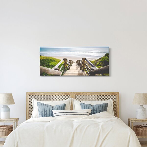 Tablou - Intare pe plaja (120x50 cm)