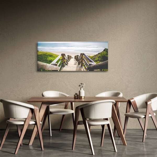 Tablou - Intare pe plaja (120x50 cm)