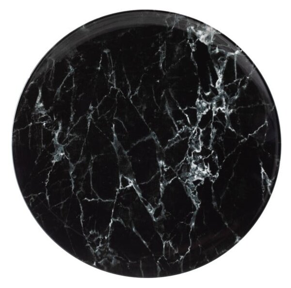 Farfurie din porțelan Villeroy & Boch Marmory, ø 27 cm, negru - alb
