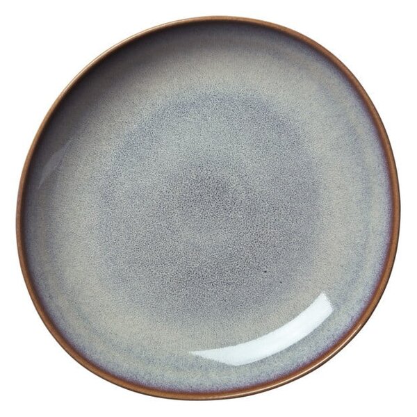 Bol din gresie ceramică Villeroy & Boch Like Lave, ø 28 cm, gri - maro
