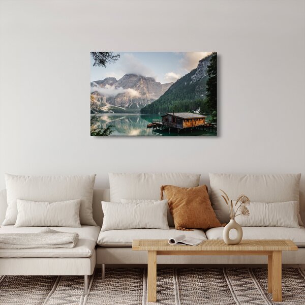 Tablou - Lake Prags (90x60 cm)