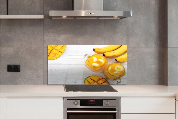 Panouri de sticlă Mango banane periuță