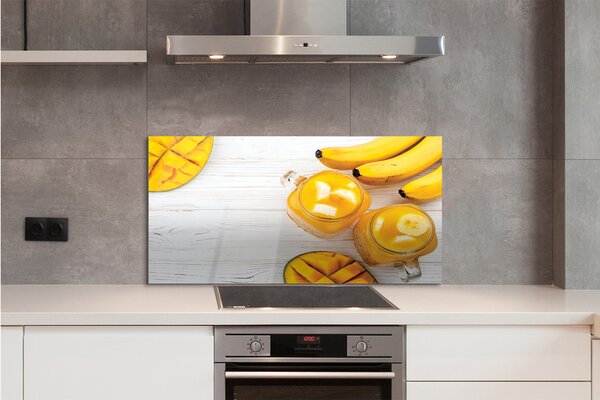 Panouri de sticlă Mango banane periuță