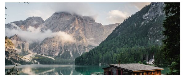 Tablou - Lake Prags (120x50 cm)