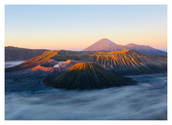 Tablou cu muntele Bromo în Indonesia (70x50 cm)
