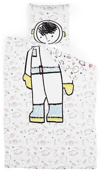 Sleepwise Soft Wonder Kids-Edition, lenjerie de pat, 140 x 200 cm, 65 x 65, respirabil, microfibră
