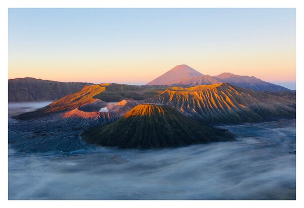 Tablou cu muntele Bromo în Indonesia (90x60 cm)