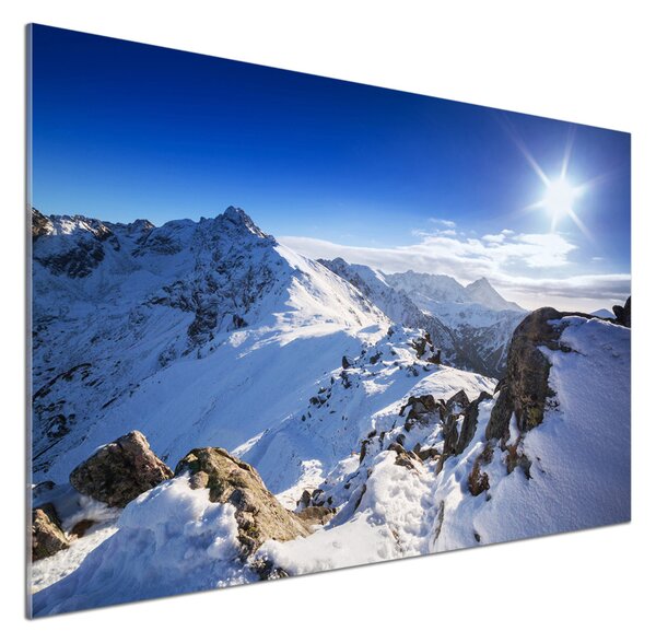 Panou sticlă bucătărie Summit-ul Tatra