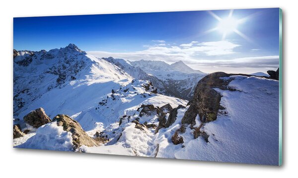 Panou sticlă bucătărie Summit-ul Tatra