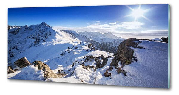 Panou sticlă bucătărie Summit-ul Tatra